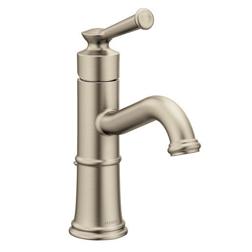 MOEN 6402BN Belfield Single Hole Single-Handle Bathroom Faucet in Brushed Nickel