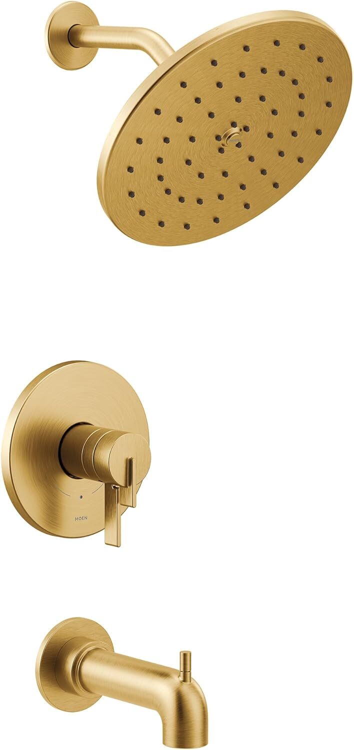 Moen UT4363EPBG Brushed Gold M-Core 4 Series Cia Thermostatic Tub & Shower Trim