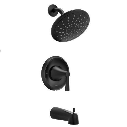 Moen T2343EPBL Jase Posi-Temp Shower & Tub Trim Kit Rainshower - Matte Black
