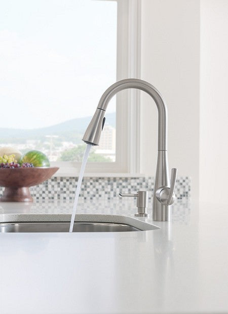 MOEN 87014SRS Essie One-Handle Pulldown Kitchen Faucet - Spot Resist Stainless