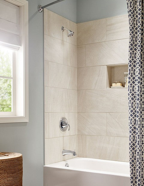 Moen T2743EPBL Glyde Posi-Temp Tub & Shower Trim Kit - Matte Black