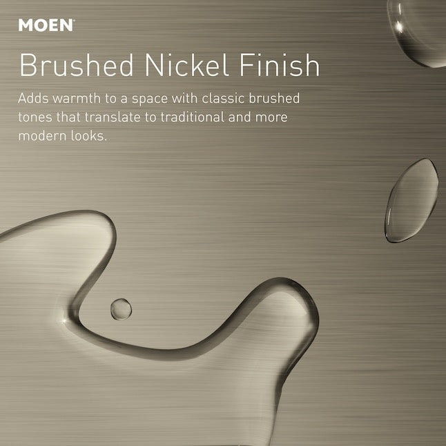 Moen YB0124BN Adler 24-in Finish Wall mount Single Towel Bar - Brushed Nickel