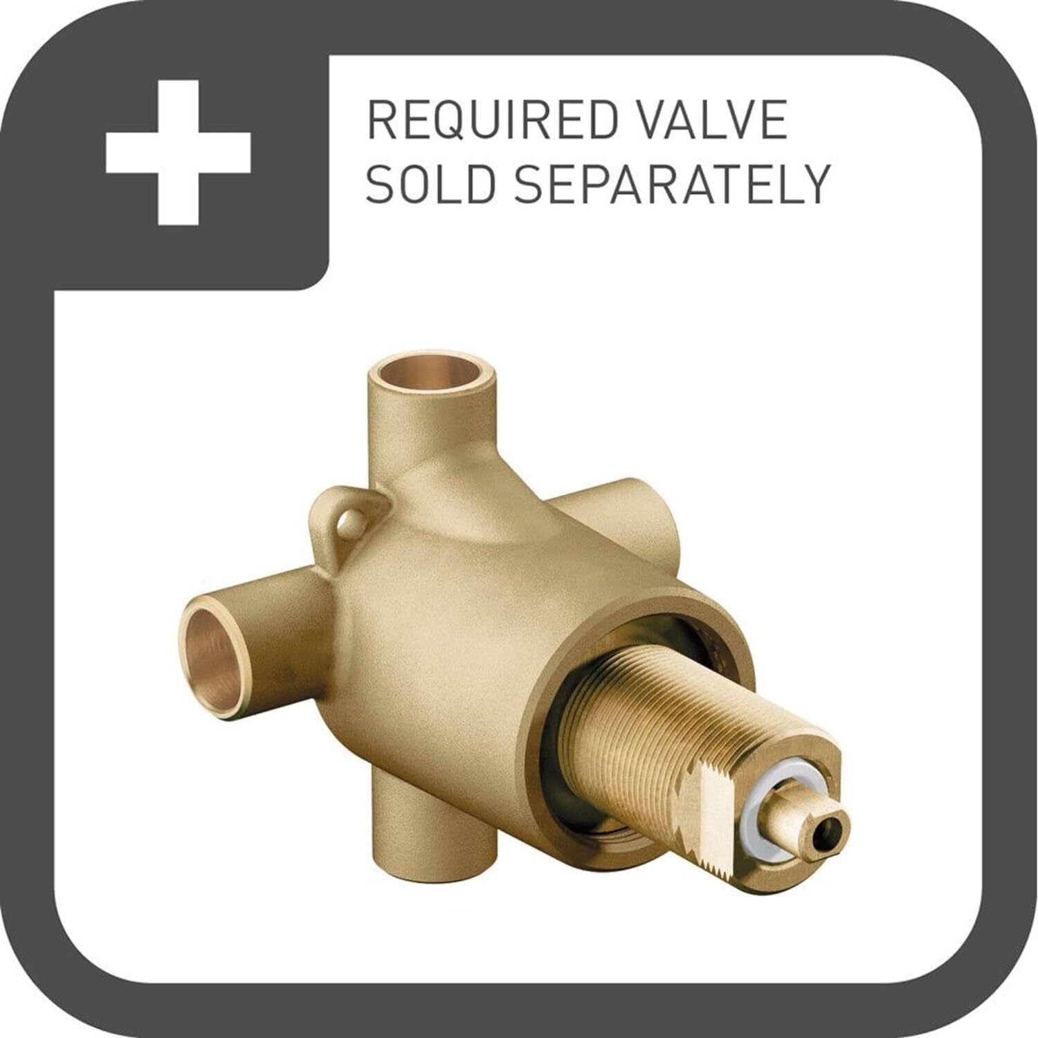 Moen T4192BG Align 3-Function Transfer Modern Valve Trim Kit, Brushed Gold
