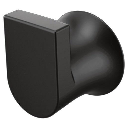 Moen BH3803BL Genta LX Single Robe Hook for Kitchen & Bathroom - Matte Black