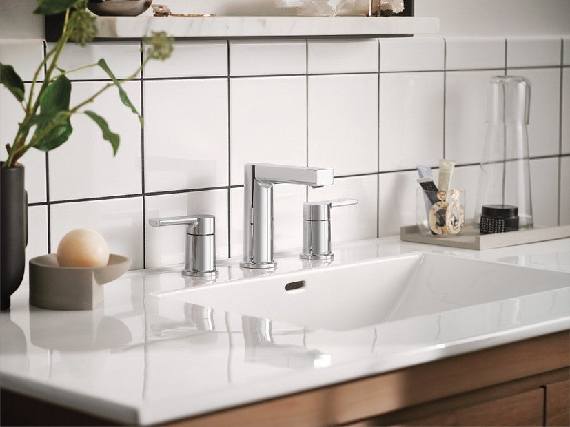 Moen 84629 Rinza 2-Handle Widespread WaterSense Bathroom Faucet - Chrome