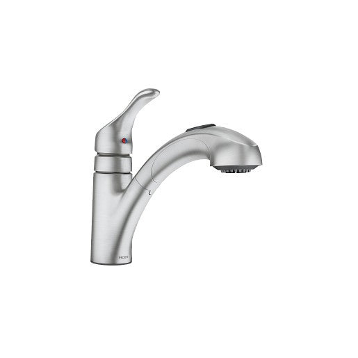 Moen CA87316SRS Renzo 1-Handle Pullout Kitchen Faucet - Spot Resist Stainless