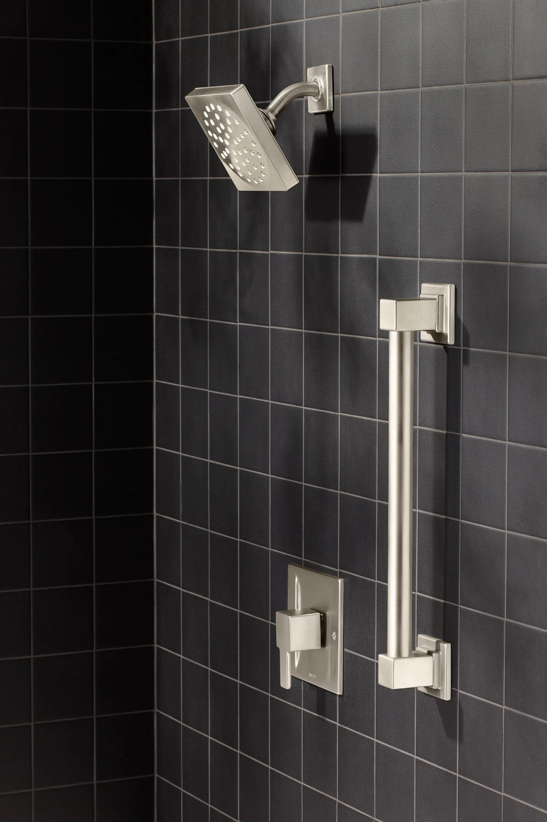 Moen YG8824BN 90 Degree 24" Designer Grab Bar Bathroom Safety - Brushed Nickel
