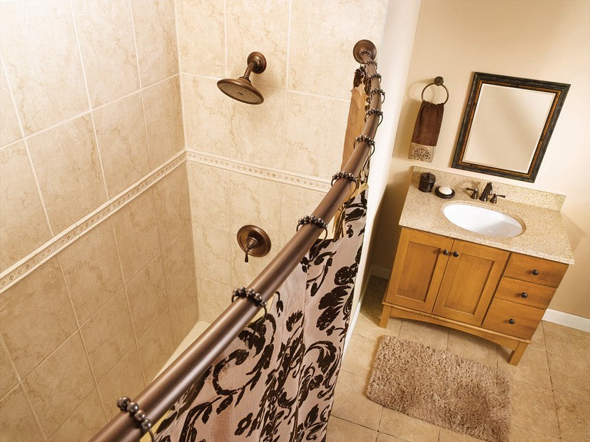 Moen S6310EPORB 7" 1-Function Spray Head Rainshower - Oil Rubbed Bronze