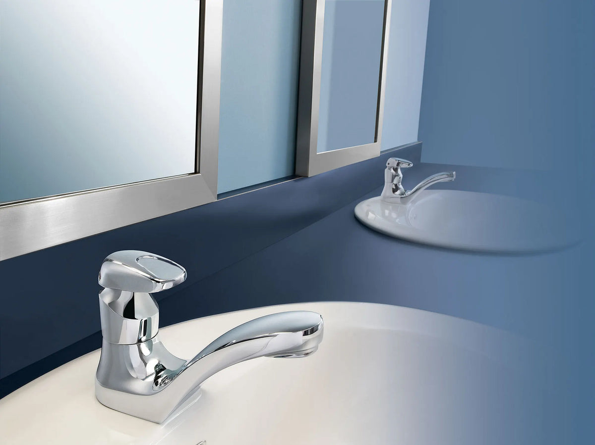 Moen 8884 Commercial M-PRESS One-Handle Metering Lavatory Faucet - Chrome