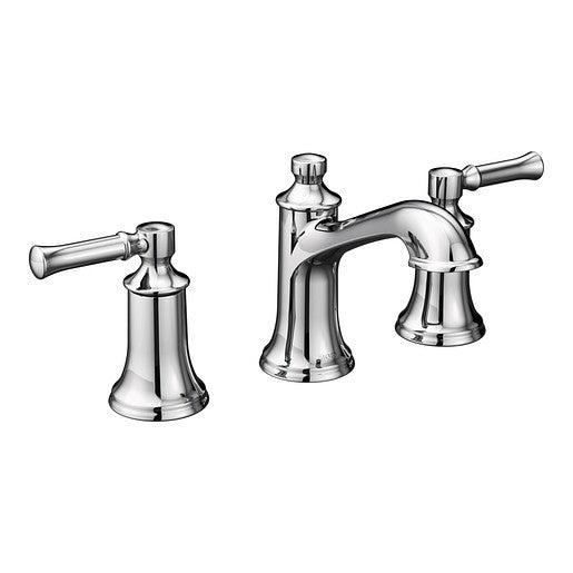 Moen TV6805 Dartmoor Widespread High Arc Bathroom Faucet Polished Chrome