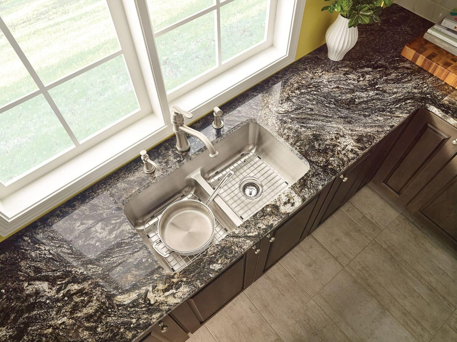 Moen S3945SRS Traditional Soap Dispenser in Spot Resistant Stainless Steel