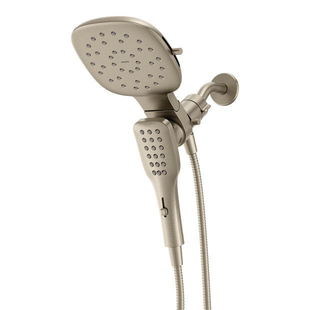 Moen 220C5BN Verso Infiniti Dial Square Rain Shower Head - Brushed Nickel