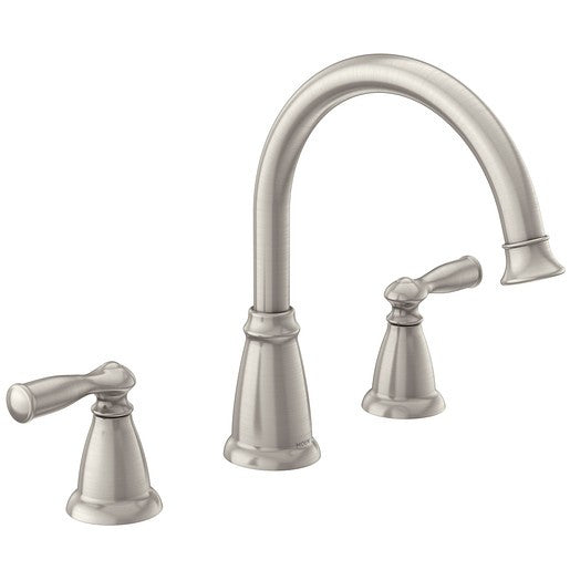Moen 86924SRN Banbury 2-Handle Roman Tub Faucet - Spot Resist Brushed Nickel