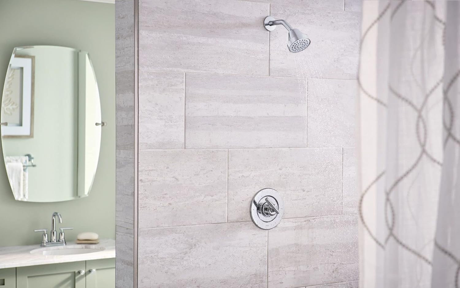 Moen T2903NHBN Gibson Faucets Posi-Temp(R) Tub & Shower - Brushed Nickel