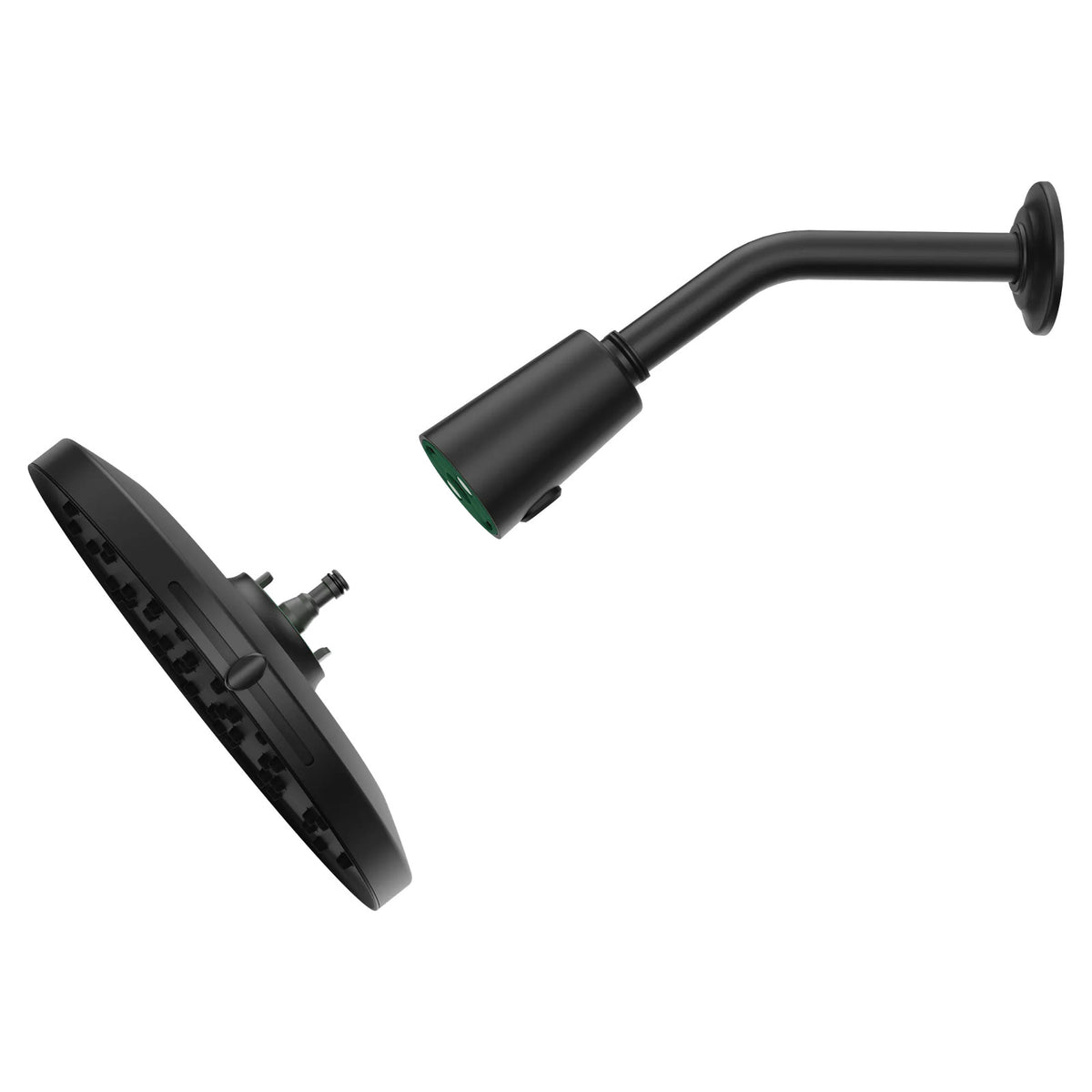 Moen 220R3BL Verso Adjustable 9" Diameter Spray Head Rainshower - Matte Black