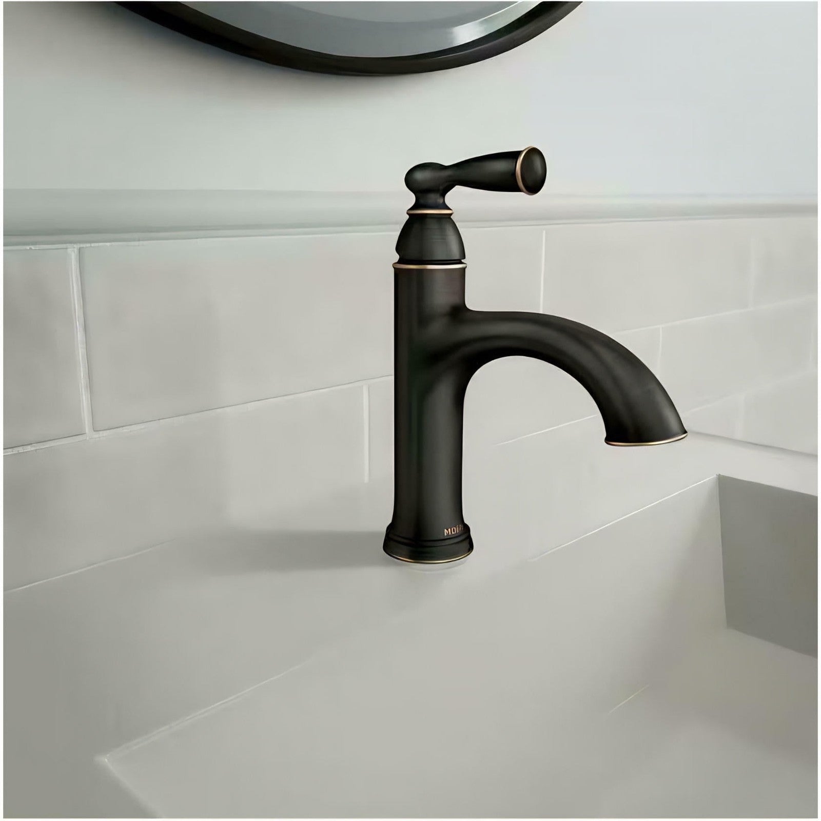 MOEN 84945BRB Banbury One-Handle High Arc Bathroom Faucet - Mediterranean Bronze