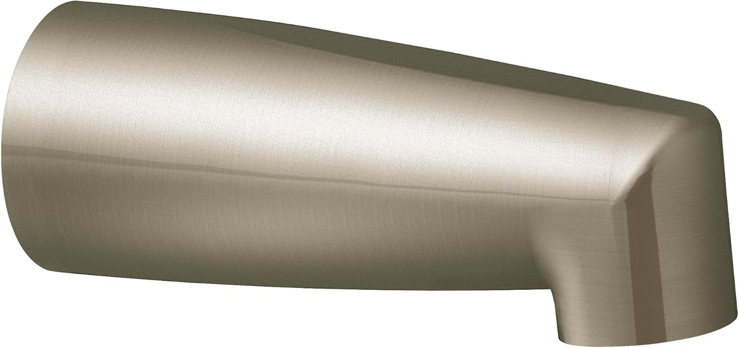 Moen 3829BN Chateau Non-Diverter Tub Spout 1/2" IPS Brushed Nickel Finish