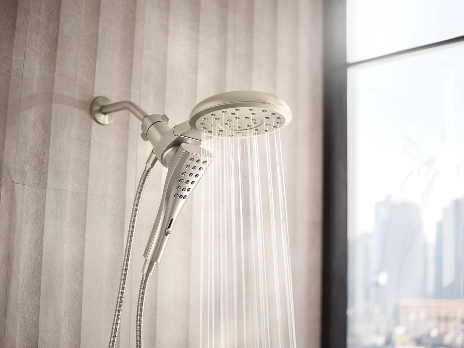 Moen 220C3EPBN Verso 1.75 GPM Multi Function Shower Head - Brushed Nickel