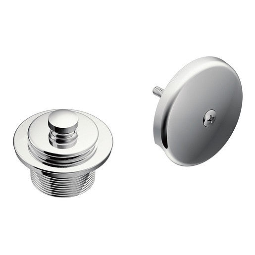 MOEN T90331 Tub & Shower Drain Push-n-Lock Trim Kit with 1-1/2" Threads - Chrome