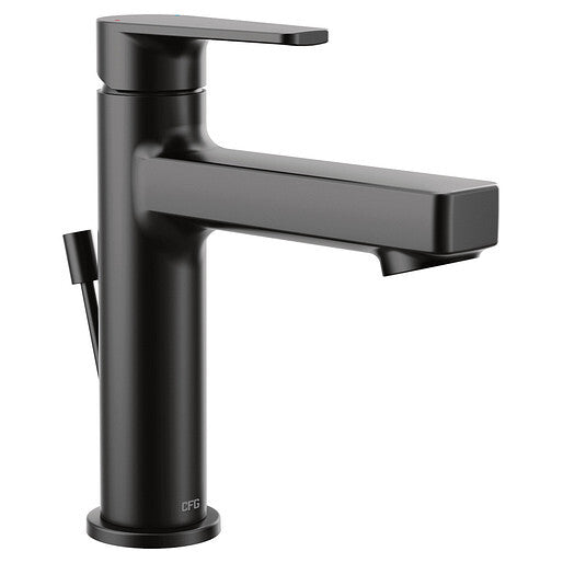 Moen CFG 40051BL Slate 1-Hole/Centerset Modern Bathroom Faucet - Matte Black