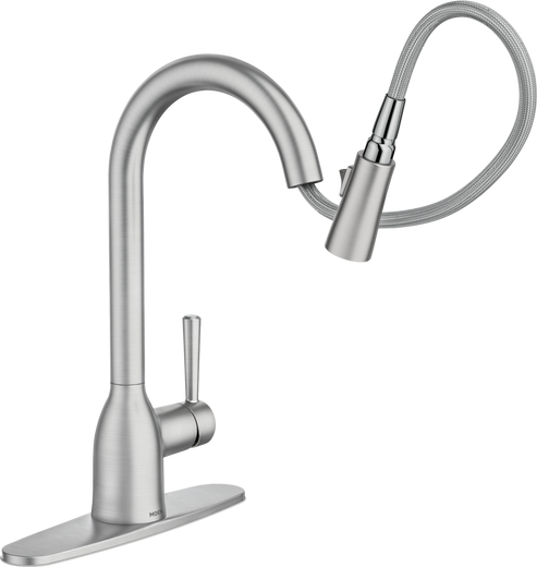 Moen 87233 Adler 1.5 GPM Pull Down Kitchen Faucet Polished Chrome