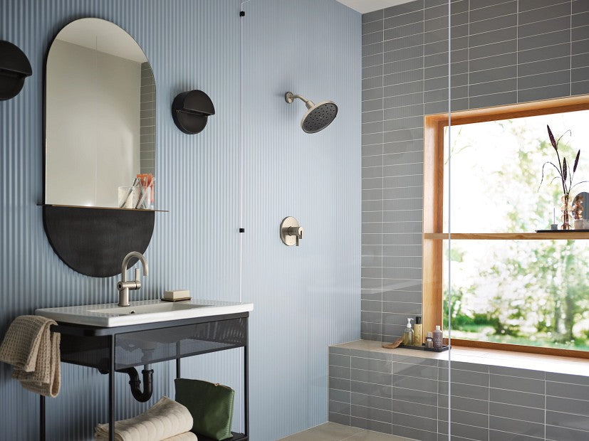 Moen 6221EWBN Cia 1.2 GPM Touchless MotionSense Bathroom Faucet, Brushed Nickel