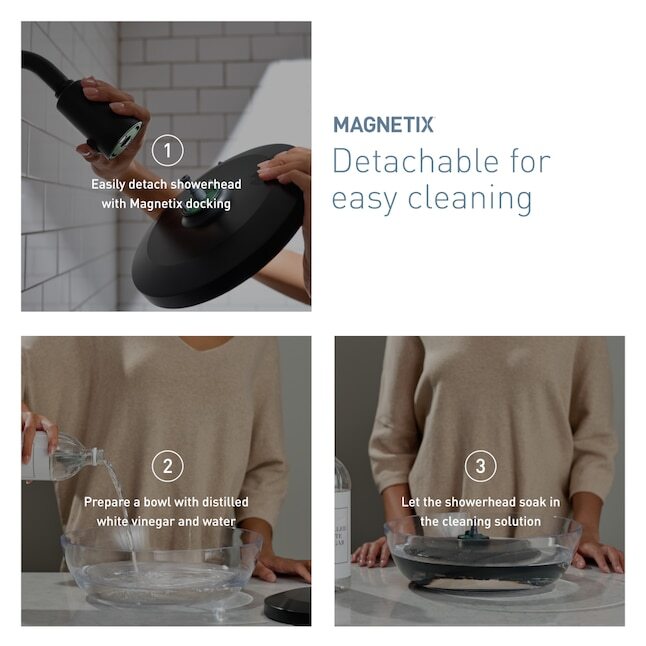 Moen Avri Matte Black 1-Handle Bathtub shower Head 9" Faucet with Valve 82156BL