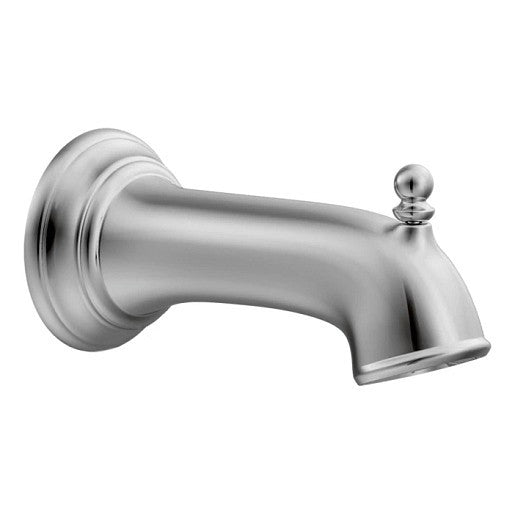 Moen 3857 Brantford 7-1/4" Wall Mounted Tub Spout with Diverter - Chrome