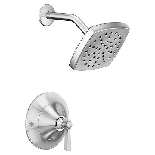 Moen TS2912 Flara Posi-Temp Shower Faucet Trim Kit 6" Shower Head - Chrome