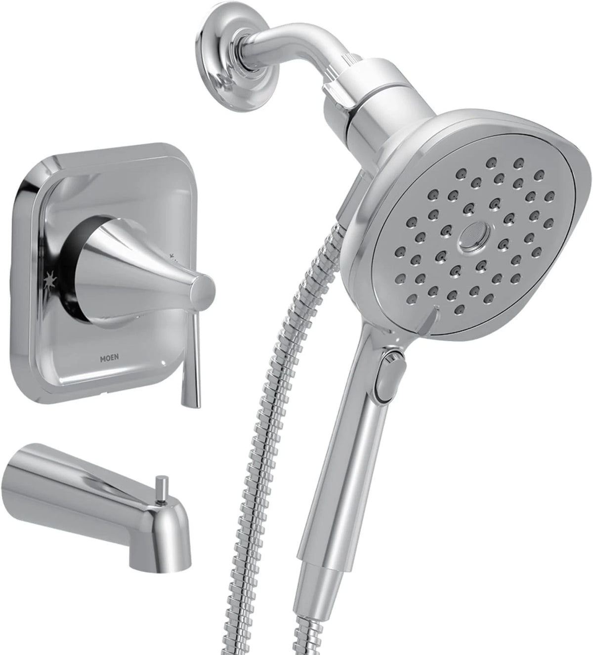 Moen 82022 Ronan Tub & Shower Faucet with Magnetix Handheld Spray - Chrome
