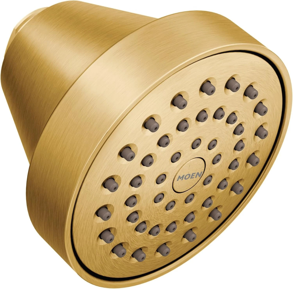 Moen 6399BG 1 Function 3-5/8" Diameter Round Shower Spray Head - Brushed Gold