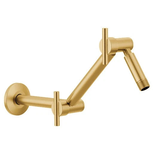 Moen S116BG Moen 16" Pivoting Adjustable Shower Arm 1/2" IPS - Brushed Gold