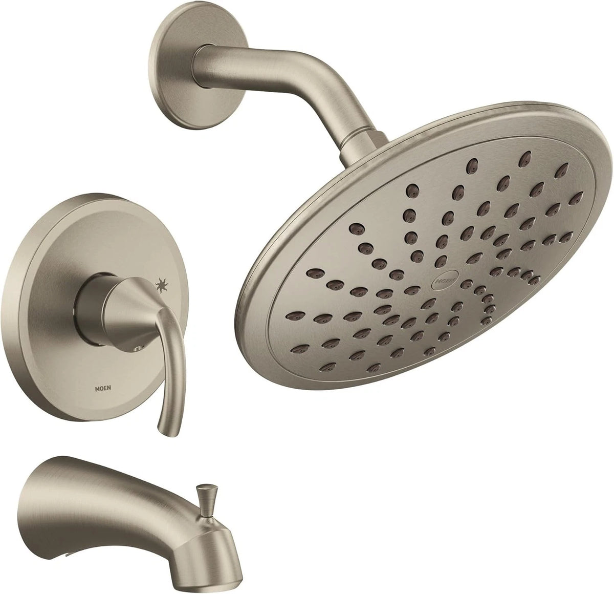 Moen UT2843EPBN Glyde M-CORE 1-Handle Tub & Shower Trim Kit - Brushed Nickel
