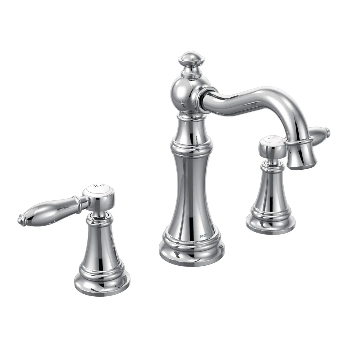 Moen TVS42108 Weymouth 1.2 GPM Widespread Bathroom Sink Faucet - Chrome