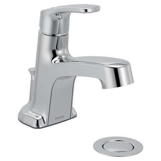 Moen L645711 Chateau 1 Handle 1 Hole Low Arc Bathroom Sink Faucet - Chrome