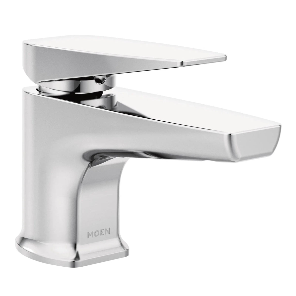 Moen S8001 Via One-Handle Low Arc Low Profile Bathroom Faucet - Chrome