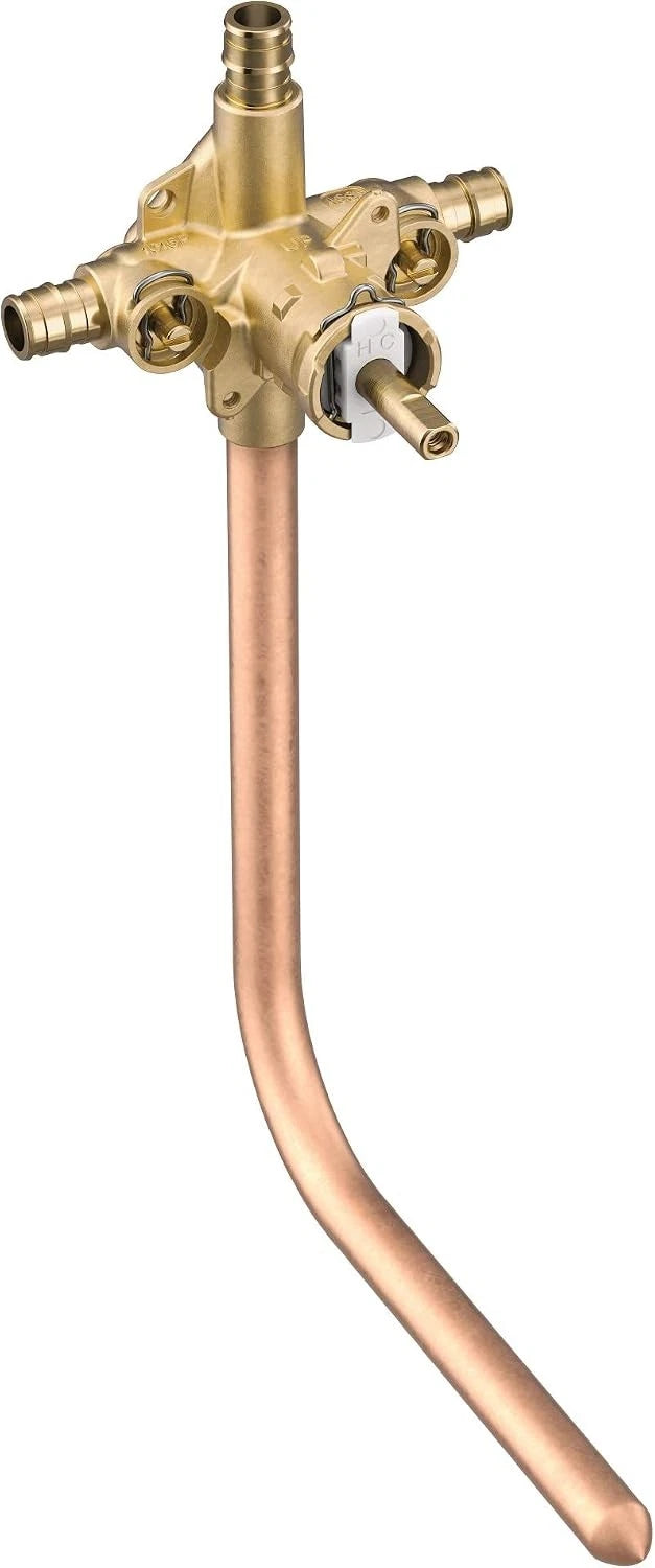 Moen 2385PF 4 Port Posi-Temp Valve 1/2 in Cold Expansion PEX CC Drop Stops