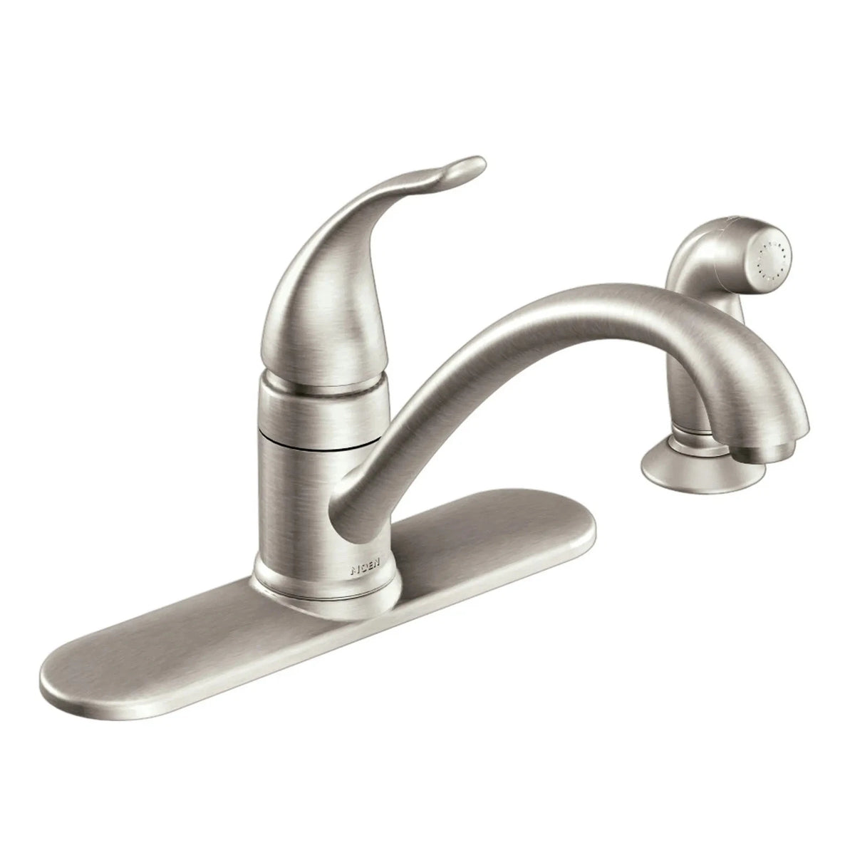 Moen CA87480SRS Torrance 1-Handle Low-Arc Faucet & Sprayer Spot Resist Stainless