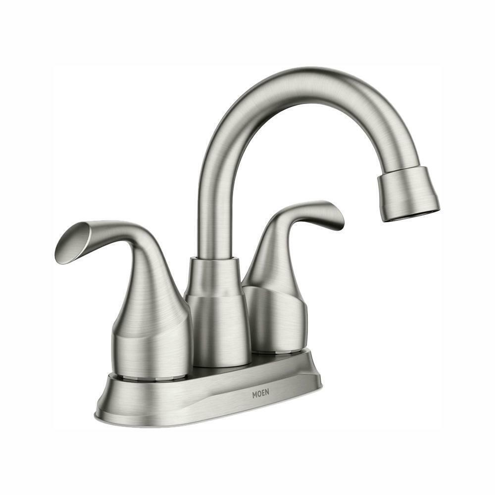 Moen 84115SRN Idora 2-Handle Centerset Bathroom Faucet - Brushed Nickel