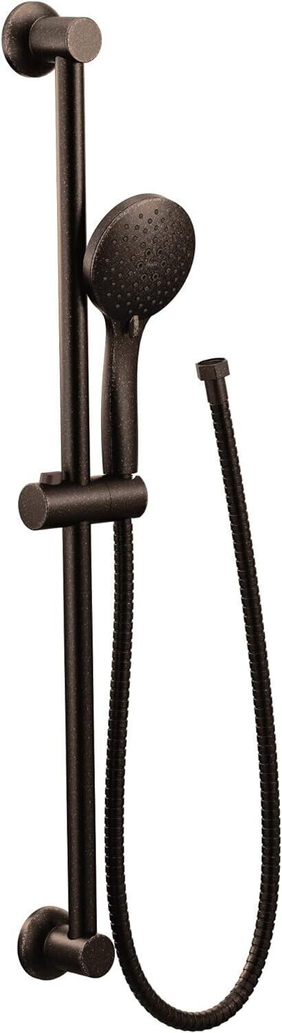 Moen 3558EPORB Hand Held 5 Function Shower With Slide Bar Oil Rubbed Bronze