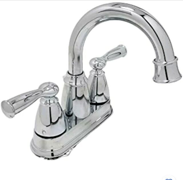 Moen Banbury 84943 Polished Chrome Bathroom Faucet W/Pop-Up Drain