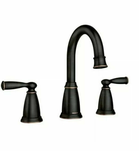 MOEN 84947BRB Banbury 8 in. Widespread Bathroom Faucet in Mediterranean Bronze