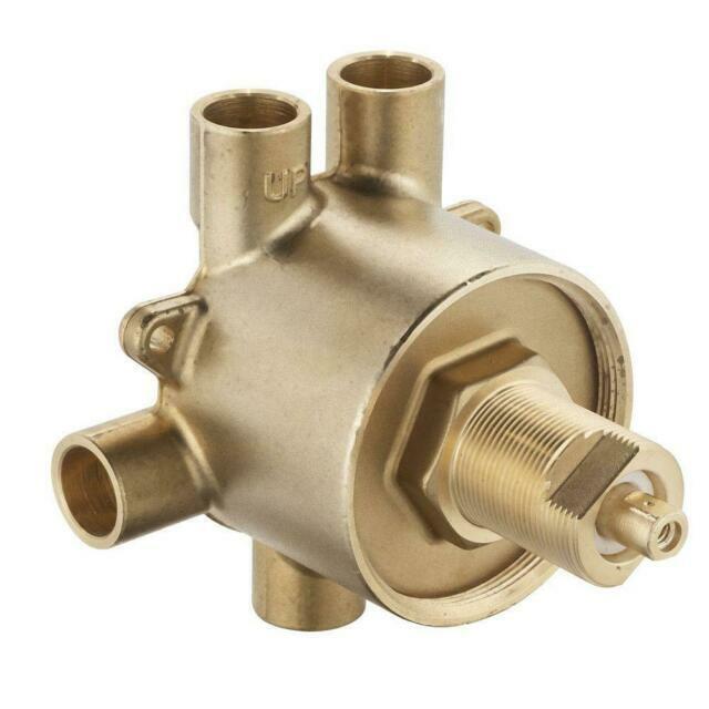 Moen 3360 Standard 1/2-Inch CC Brass 3 Function Commercial Shower Transfer Valve