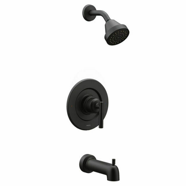 MOEN UT2903EPBL Gibson 1-Handle Posi-Temp Tub &Shower Faucet Trim Matte Black