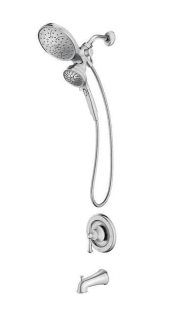 Moen 82611 Brecklyn 6-Spray Tub Shower Faucet Rainshower - Chrome