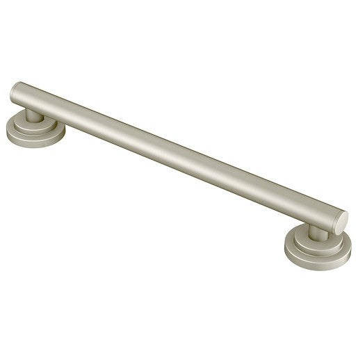 Moen YG0724BN Iso 24 Inch Designer Grab Bar Bathroom Safety - Brushed Nickel