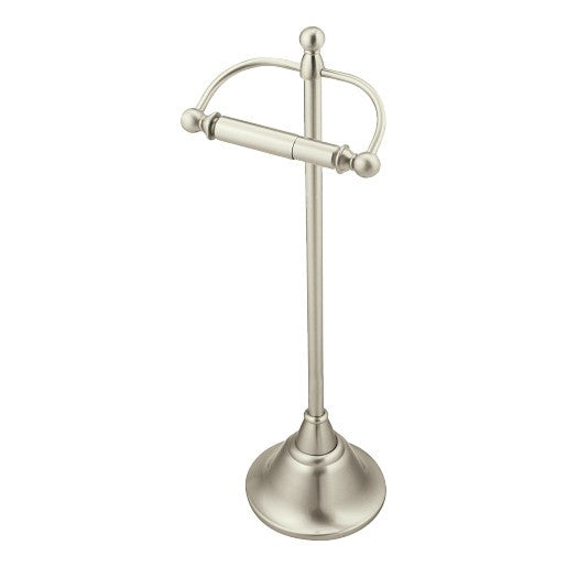 MOEN DN6850BN Sage Freestanding Toilet Paper Holder - Spot Resist Brushed Nickel