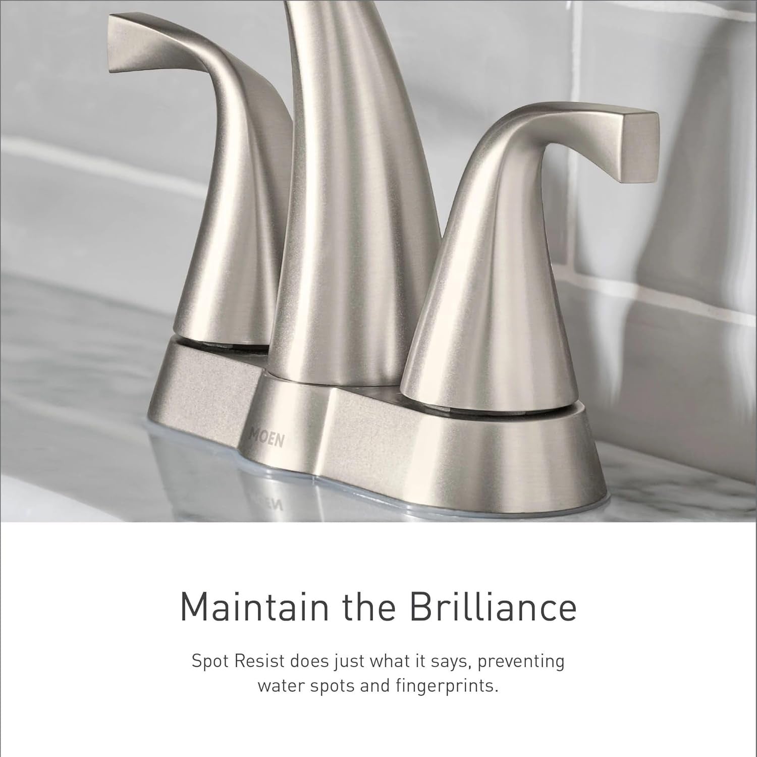 Moen HALLE 82971SRN 1-Handle Shower Trim Kit w/ Posi-Temp Valve Brushed Nickel