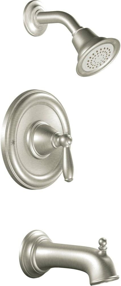 Moen T2153BN Brantford POSI-TEMP One Handle Tub & Shower Trim - Brushed Nickel