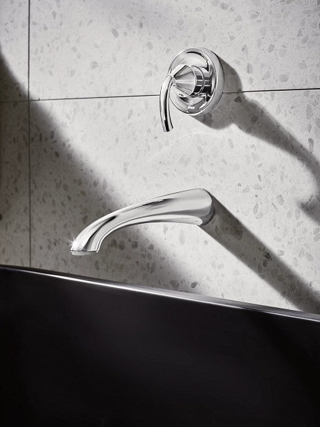Moen WT371 Glyde One-Handle Non-Diverter Wall Mounted Tub Filler - Chrome